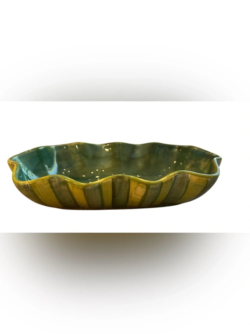Vintage Southern Living Gail Pittman hand painted serving dish